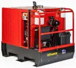  ?? ?? Model SW21-200DE electric start Kubota Diesel pressure cleaner (3000 PSI, 21 L/min, 23 HP).