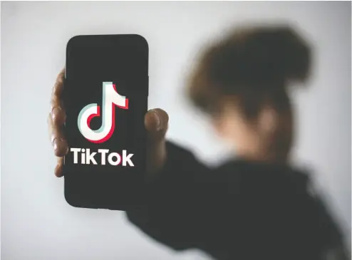  ?? LOIC VENANCE / AFP VIA GETTY IMAGES ?? Four Ontario school boards are suing the parent companies of Facebook, Instagram, Tiktok and Snapchat.