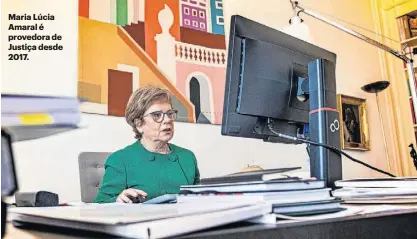  ?? ?? Maria Lúcia Amaral é provedora de Justiça desde 2017.