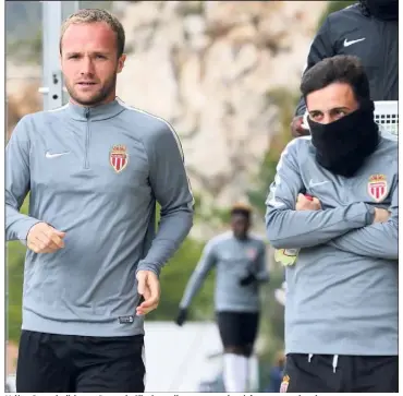  ?? ».(Photo C. Dodergny) ?? Valère Germain (ici, avec Bernardo Silva) appelle ses partenaire­s à être « en mode robot