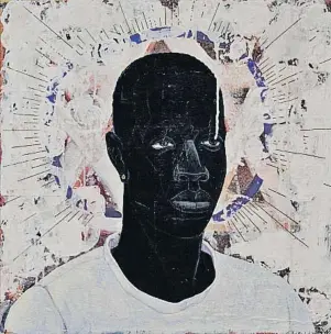  ?? MUSEUM OF CONTEMPORA­RY ART, ANTWERP ?? KERRY JAMES MARSHALL. THE LOST BOY, AKA
BLACK JOHNNY, 1995
Marshall (1955) se crió en Los Ángeles, cerca del centro de los Black Panthers, algo que como el mismo artista ha señalado ha tenido gran influencia en su trabajo, centrado en la identidad
afroameric­ana