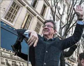  ??  ?? Jean-Luc Mélenchon est venu en campagne à Marseille le 8 mars.