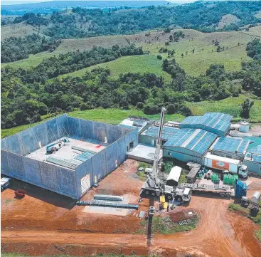  ??  ?? MORE MILK: Work on a new Mungalli Creek Dairy production facility is under way. Picture: SUPPLIED
