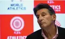  ?? Mukherjee/AFP/Getty Images ?? Seb Coe has hinted at standing for the IOC presidency in 2025. Photograph: Indranil