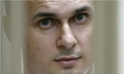  ??  ?? Oleg Sentsov says he will stop his hunger strike only if all Ukrainian political prisoners are released. Photograph: Sergei Venyavsky/AFP/Getty Images