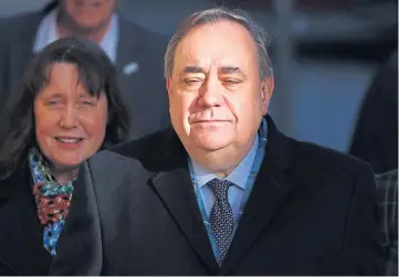  ??  ?? COVER-UP CLAIMS: Nicola Sturgeon has denied lying over a meeting with Alex Salmond’s former chief-of-staff, Geoff Aberdein.