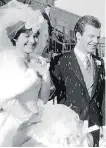  ??  ?? Bobby Vee and wife Karen on their wedding day in 1963.