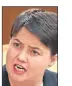  ??  ?? Tory Ruth Davidson