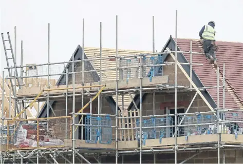  ?? ?? The government’s housebuild­ing statistics for 2023 showed approvals for affordable new homes had fallen to their lowest level since 2012