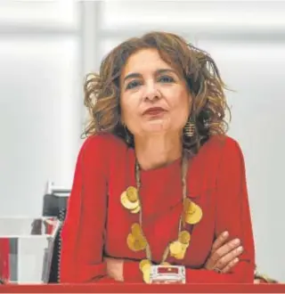  ?? // EFE ?? La vicepresid­enta primera y ministra de Hacienda, María Jesús Montero