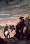  ?? ?? Don Quijote y Sancho Panza, por Honoré Daumier.