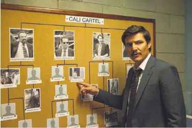  ?? Juan Pablo Gutierrez / Netflix ?? Pedro Pascal plays a DEA agent on the trail of Pablo Escobar in “Narcos,” an original Netflix series.
