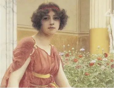  ??  ?? 0 The John William Godward “Poppies” painting was part of collection left by Dr Cargill Thompson