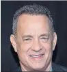  ??  ?? TERROR: Tom Hanks