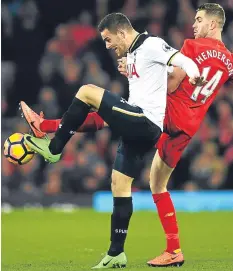  ??  ?? Champions League rivals Liverpool and Tottenham Hotspur clash at Anfield today, live on Sky Sports Premier League. Kick-off is 4.30pm