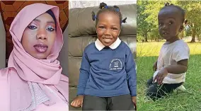  ?? ?? Fatoumatta Hydara and daughters Fatimah Drammeh, 3, and Naeemah Drammeh, 1, died after the fire at their Clifton flat on Sunday