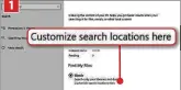  ??  ?? 1
Add or remove folders to Classic Search by clicking ‘Customize search locations here’…