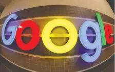  ?? ARND WIEGMANN/ REUTERS FILES ?? The U.S. Justice Department is suing Google for allegedly acting unlawfully to maintain its position in search as well as search advertisin­g. Google has denied the claims.