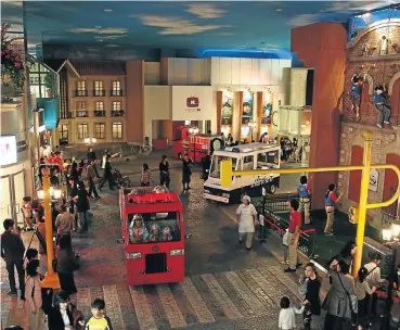  ??  ?? KidZania, the local version of which will launch in northern Johannesbu­rg in December, is an interactiv­e city made for children aged one to 14 that combines fun and learning through role-playing of adult jobs on a vast site. Pictured is a KidZania...