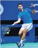  ?? AP ?? Novak Djokovic solo ha perdido un set en el US Open 2016.