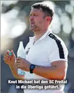  ?? ?? Knut Michael hat den SC Freital in die Oberliga geführt.