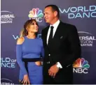  ?? — Reuters ?? Jennifer Lopez and Alex Rodriguez at an event for the television series World Of Dance in West Hollywood.