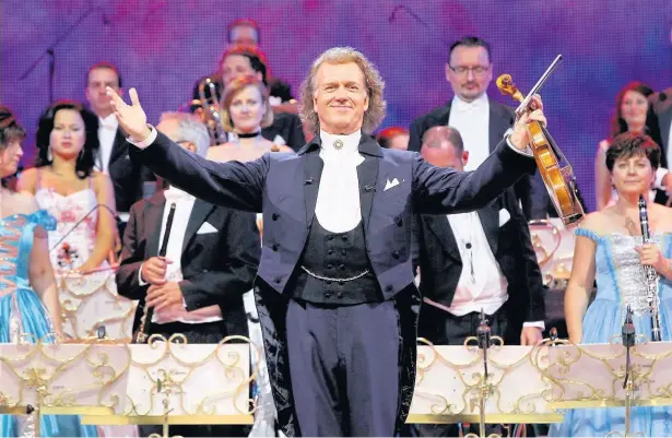  ??  ?? The Brindley will be showing a screening on Andre Rieu’s Maastricht concert at the Brindley on Sunday, July 24