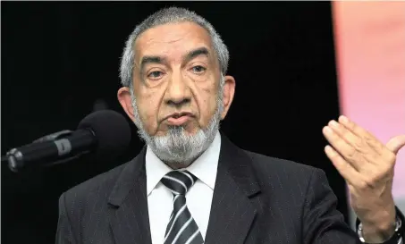  ??  ?? JUDGE ESSA MOOSA: Dedicated legal scholar and lifelong servant of the people of South Africa.