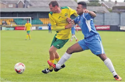  ??  ?? ● Caernarfon Town’s midfielder Kevin Roberts has retired after seven years at The Oval