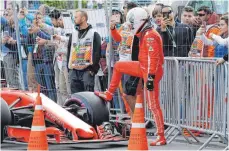  ?? FOTO: DPA ?? Sebastian Vettel in Baku.