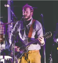  ?? MICHAEL PEAKE / POSTMEDIA NEWS ?? Bon Iver, aka Justin Vernon created his own personal masterpiec­e — For Emma, Forever Ago in 2007 — after a
long stint alone in the Wisconsin wilderness.