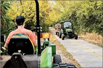  ?? LAKE KATHERINE NATURE CENTER ?? Patrons can paint pumpkins and enjoy hayrides during Lake Katherine’s annual Fall Hayride and Campfire.