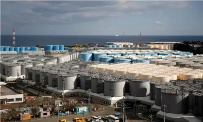  ?? Photograph: Issei Kato/Reuters ?? Storage tanks for radioactiv­e water at the Fukushima Daiichi nuclear power plant.