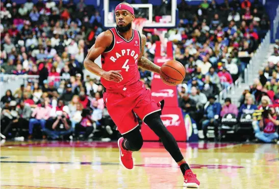  ?? AP ?? Lorenzo Brown, con la camiseta de los Toronto Raptors en su etapa en la NBA