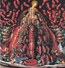  ?? FOTOS: TASCHEN ?? Der Künstler Salvador Dalí kannte keine kulinarisc­hen Tabus. Ein Beispiel sind seine „Herbstlich­en Kannibalis­men“.