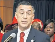  ?? Olamikan Gbemiga Associated Press ?? A RADIO SPOT running in the Southland will target five of seven vulnerable House Republican­s in California, including Darrell Issa of Vista, above.