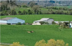  ??  ?? Tank: The Fawnagown farm where Bobby Ryan’s body was found