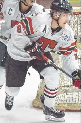  ?? FILE ?? Alternate captain Tyler Pyke has been a solid defenceman for the Truro Bearcats during his three years with the Maritime Junior Hockey League team.