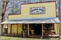  ?? Special to the Democrat-Gazette/MARCIA SCHNEDLER ?? The old general store at Mountain Village 1890 was moved to the Bull Shoals property from Buford, a dozen miles southeast.