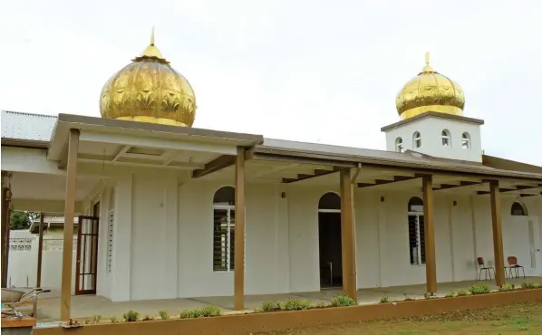  ?? Photo: Simione Haravanua ?? The 96-year-old Gurudwara Sahib in Samabula that is scheduled to be inaugurate­d this Sunday after extensive remodellin­g.