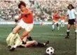  ?? STF/GETTY IMAGES ?? Dutch midfielder Johann Cruyff, left, in action at 1974 World Cup.