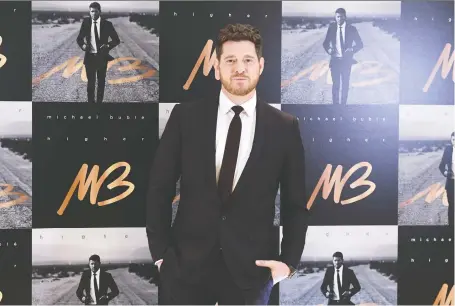  ?? CARLOS ALVAREZ/GETTY IMAGES ?? Canadian crooner Michael Bublé says his new album Higher, the 11th of his career, is the best he has released to date.