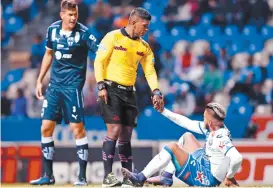  ??  ?? Maganda debutó en la Liga Mx en el Puebla-Monterrey del CL17