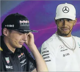  ?? FOTO: MANEL MONTILLA ?? Lewis Hamilton considera a Verstappen un serio candidato al título en 2018