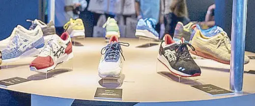  ??  ?? Stronger together: Asics Tiger collaborat­ed with their top retailers around the world to create limited-edition shoes to celebrate their 25th anniversar­y in 2015.