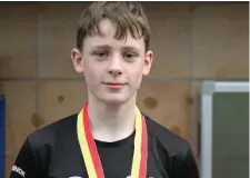  ??  ?? Ronan O’Connor won 2 Bronze at the National finals.