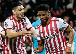  ?? GETTY IMAGES ?? Cruise: Jeanvier celebrates with Maupay (left)