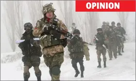  ?? Photo: Nampa/AFP ?? Aggression… Members of the Ukrainian armed forces.