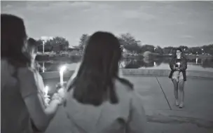  ?? CAITLIN O’HARA/FOR THE WASHINGTON POST ?? Students gather for a vigil in Chandler, Ariz., in September to remember teens who have died by suicide. Nearly 1 in 3 high school girls reported in 2021 that they seriously considered suicide — a 60% rise over a decade ago.