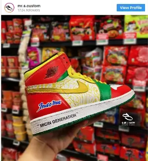 Indomie x best sale air jordan